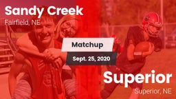 Matchup: Sandy Creek High vs. Superior  2020