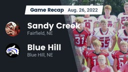 Recap: Sandy Creek  vs. Blue Hill  2022