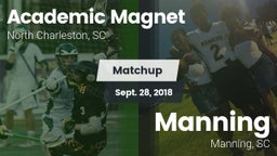 Matchup: Academic Magnet vs. Manning  2018