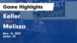 Keller  vs Melissa  Game Highlights - Nov. 16, 2023