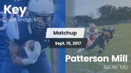 Matchup: Key  vs. Patterson Mill  2017