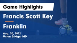 Francis Scott Key  vs Franklin  Game Highlights - Aug. 30, 2022