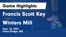 Francis Scott Key  vs Winters Mill  Game Highlights - Sept. 20, 2022