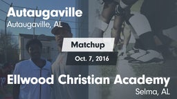 Matchup: Autaugaville High Sc vs. Ellwood Christian Academy 2016