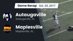 Recap: Autaugaville  vs. Maplesville  2017