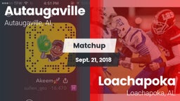 Matchup: Autaugaville High Sc vs. Loachapoka  2018