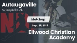 Matchup: Autaugaville High Sc vs. Ellwood Christian Academy 2018