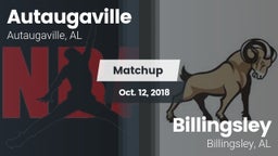 Matchup: Autaugaville High Sc vs. Billingsley  2018