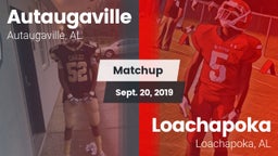 Matchup: Autaugaville High Sc vs. Loachapoka  2019