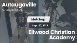 Matchup: Autaugaville High Sc vs. Ellwood Christian Academy 2019