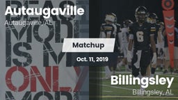 Matchup: Autaugaville High Sc vs. Billingsley  2019