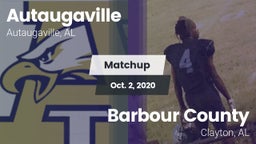 Matchup: Autaugaville High Sc vs. Barbour County  2020