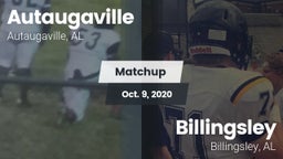 Matchup: Autaugaville High Sc vs. Billingsley  2020
