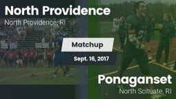 Matchup: North Providence Hig vs. Ponaganset  2017