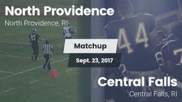 Matchup: North Providence Hig vs. Central Falls  2017