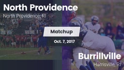 Matchup: North Providence Hig vs. Burrillville  2017