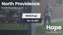 Matchup: North Providence Hig vs. Hope  2017