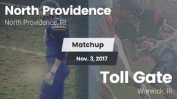 Matchup: North Providence Hig vs. Toll Gate  2017