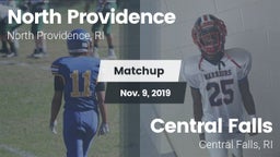 Matchup: North Providence Hig vs. Central Falls  2019
