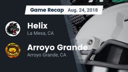 Recap: Helix  vs. Arroyo Grande  2018