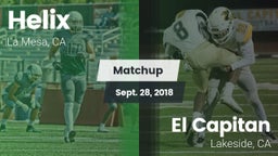 Matchup: Helix  vs. El Capitan  2018