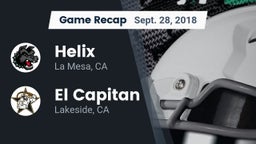 Recap: Helix  vs. El Capitan  2018
