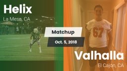 Matchup: Helix  vs. Valhalla  2018
