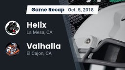 Recap: Helix  vs. Valhalla  2018
