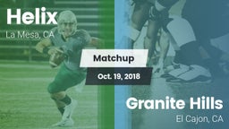 Matchup: Helix  vs. Granite Hills  2018