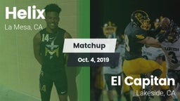 Matchup: Helix  vs. El Capitan  2019