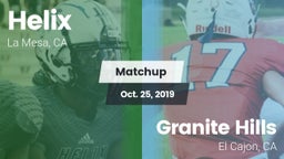 Matchup: Helix  vs. Granite Hills  2019