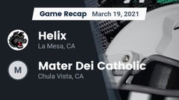 Recap: Helix  vs. Mater Dei Catholic  2021