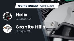 Recap: Helix  vs. Granite Hills  2021