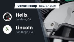 Recap: Helix  vs. Lincoln  2021