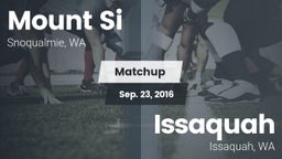 Matchup: Mount Si  vs. Issaquah  2016