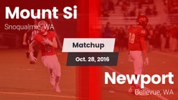 Matchup: Mount Si  vs. Newport  2016