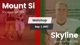 Matchup: Mount Si  vs. Skyline   2017