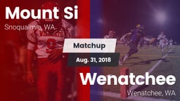 Matchup: Mount Si  vs. Wenatchee  2018