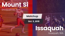 Matchup: Mount Si  vs. Issaquah  2018