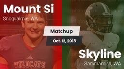 Matchup: Mount Si  vs. Skyline   2018