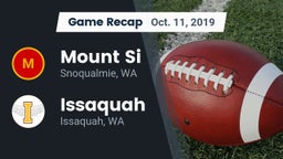 Recap: Mount Si  vs. Issaquah  2019