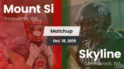 Matchup: Mount Si  vs. Skyline   2019
