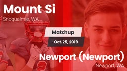 Matchup: Mount Si  vs. Newport  (Newport) 2019