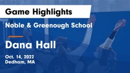 Noble & Greenough School vs Dana Hall Game Highlights - Oct. 14, 2022