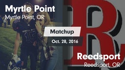 Matchup: Myrtle Point High Sc vs. Reedsport  2016