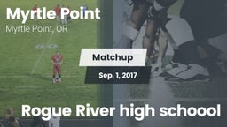 Matchup: Myrtle Point High Sc vs. Rogue River high schoool 2017