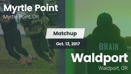 Matchup: Myrtle Point High Sc vs. Waldport  2017