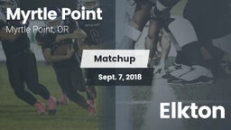 Matchup: Myrtle Point High Sc vs. Elkton 2018