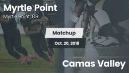 Matchup: Myrtle Point High Sc vs. Camas Valley 2018