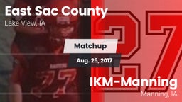 Matchup: East Sac County vs. IKM-Manning  2017